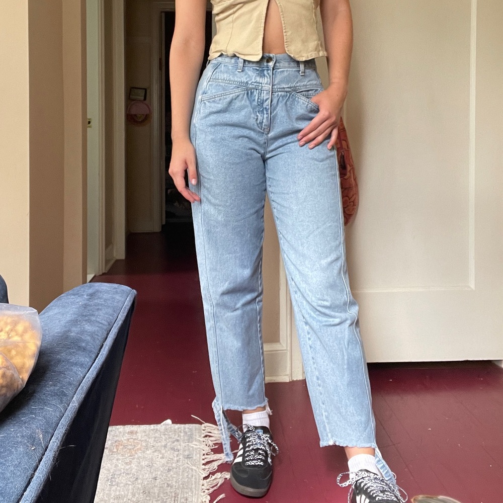 retro straight-leg jeans!!